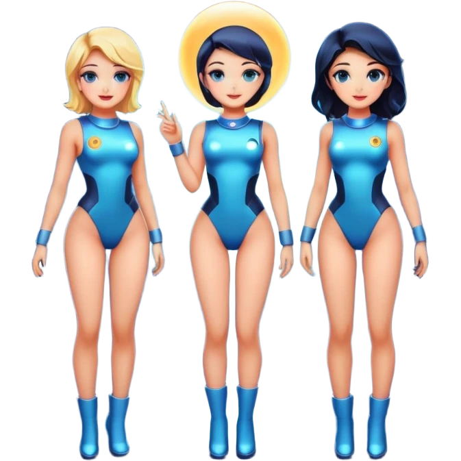 Nsfw, space girls  emoji