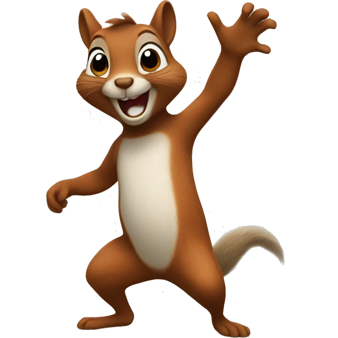 Dancing squirrel emoji