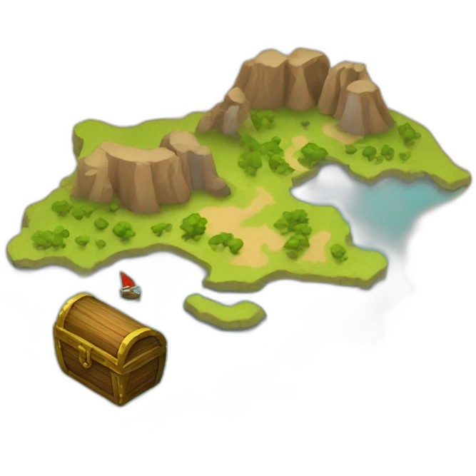 map treasure emoji