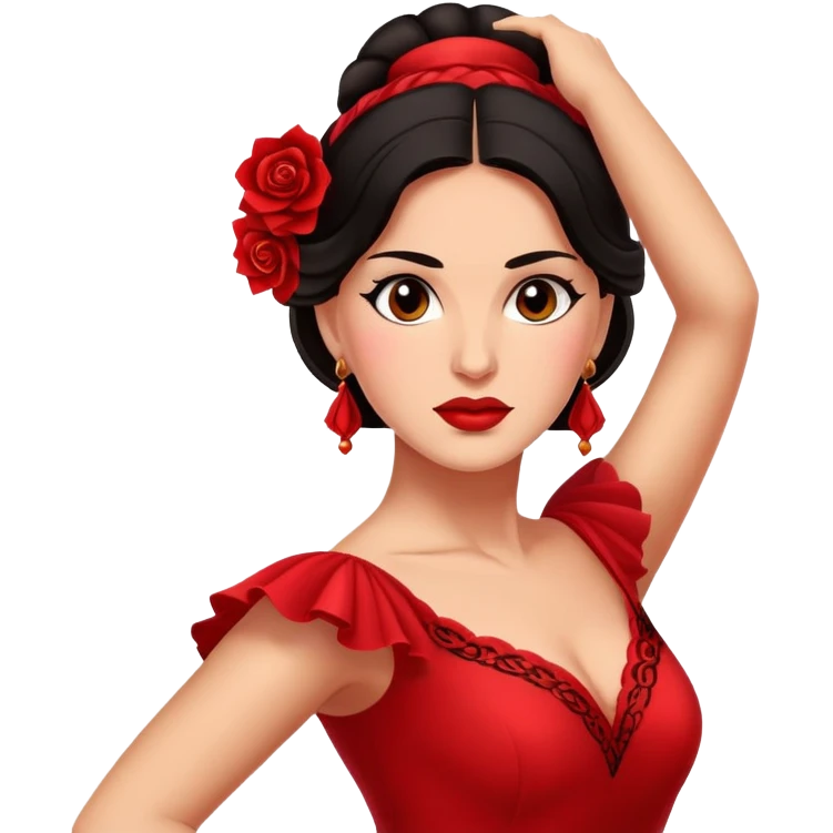 flamenco dancer woman  emoji