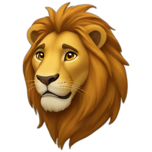 Le roi lion emoji