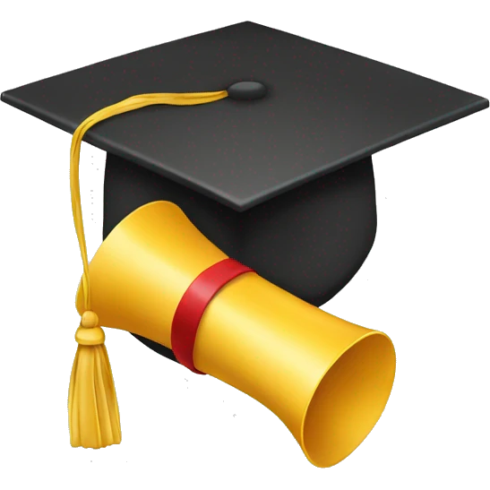 graduation hat emoji