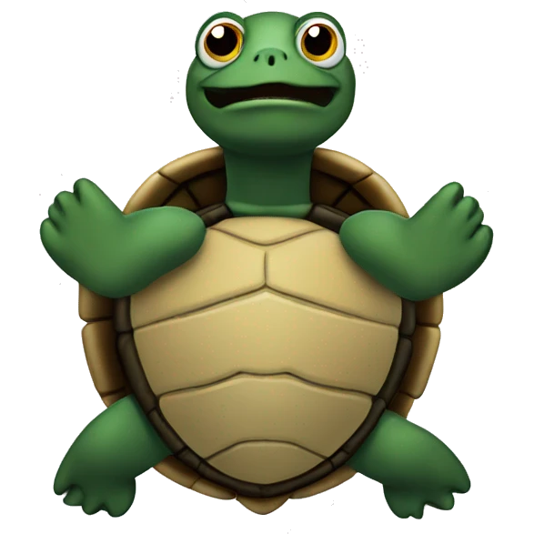 black turtle emoji