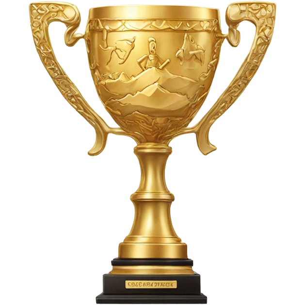 7 continents club golden trophy emoji