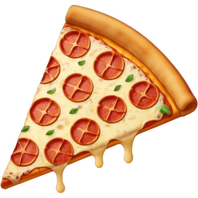 A pizza slice emoji. emoji