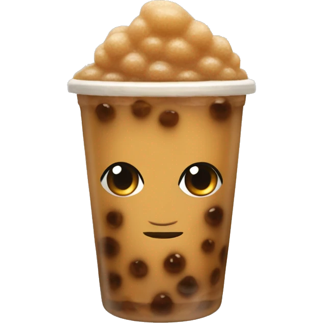 Brown sugar boba emoji