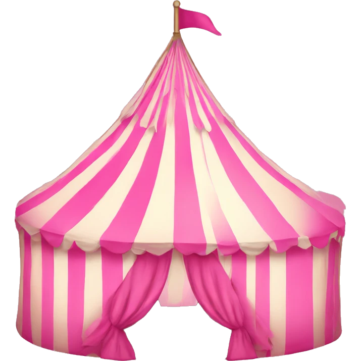 pink carnival tent emoji