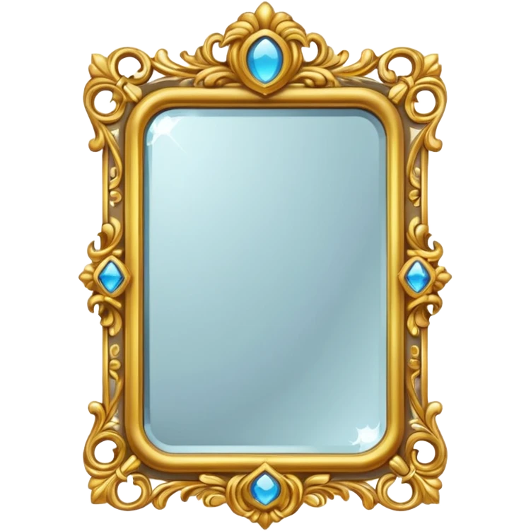 magic mirror on the wall from snow white. emoji