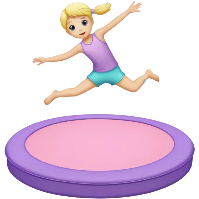 pastel trampoline  emoji