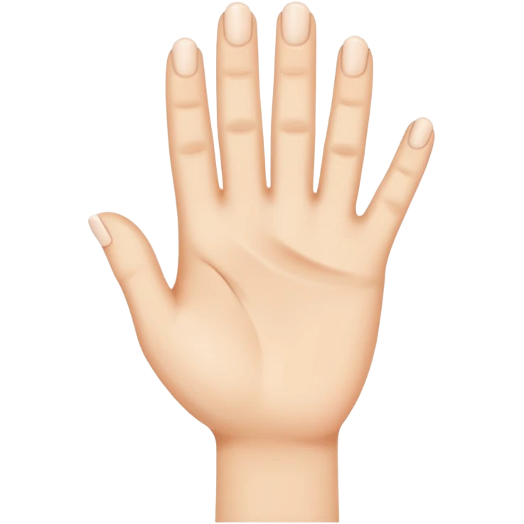 clean hand emoji