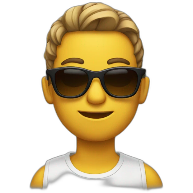 ducking with sunglasses emoji
