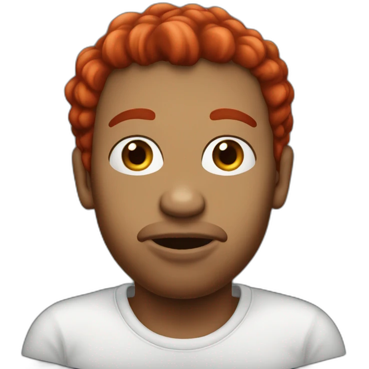 ugly-black-guy-big-lips-and-red-hair emoji