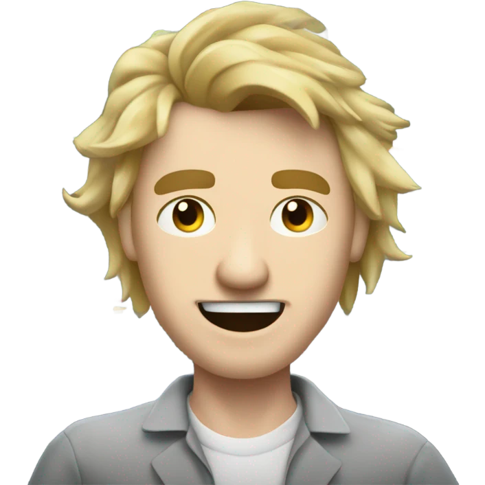 Ugly white Man who is dating a spreadsheet  emoji