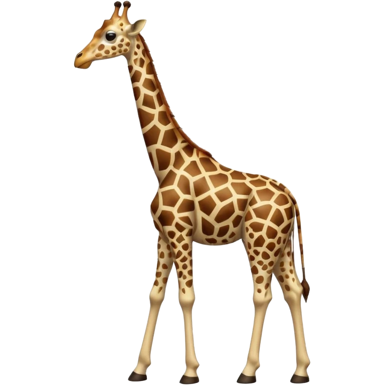 '' giraffe  Patterned''  emoji
