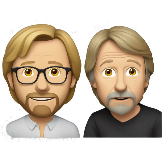 Björn Ulvaeus and Benny Andersson emoji