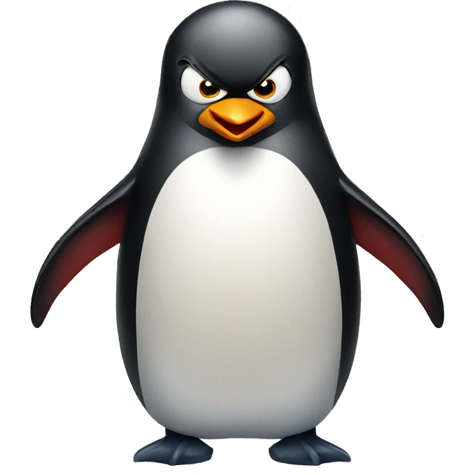 angry penguin emoji