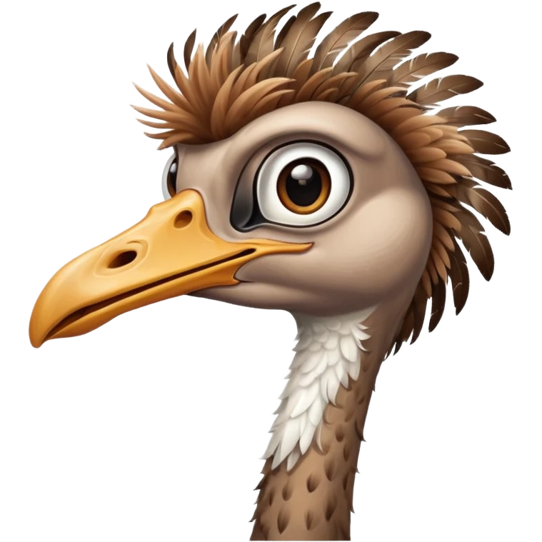 Ostrich emoji