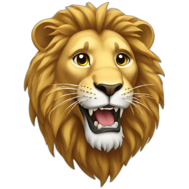 lion with dollars emoji