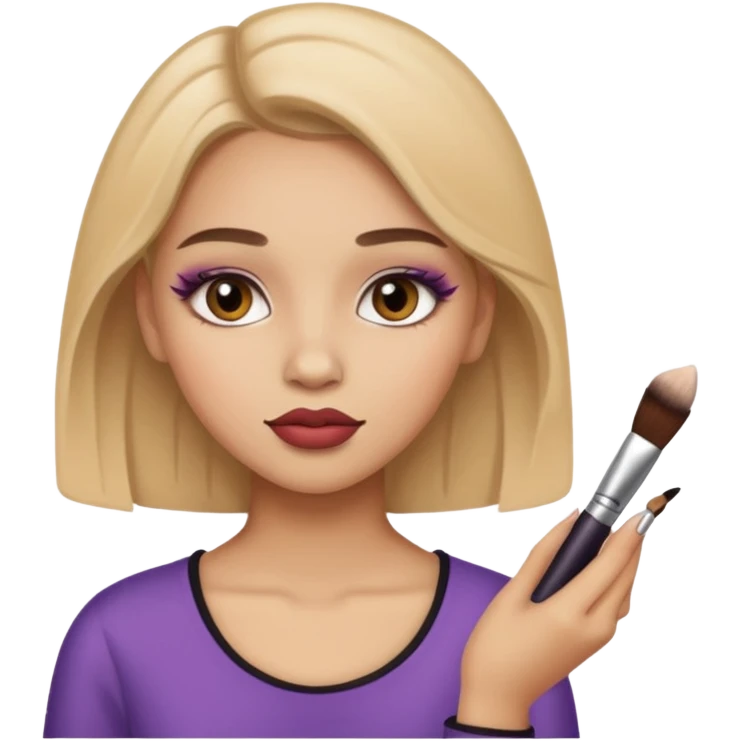 Makyaj yapan kız emoji