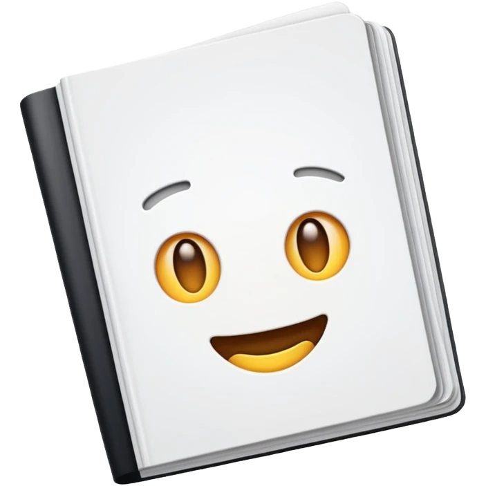 emoji of open magazines with nothing inside emoji