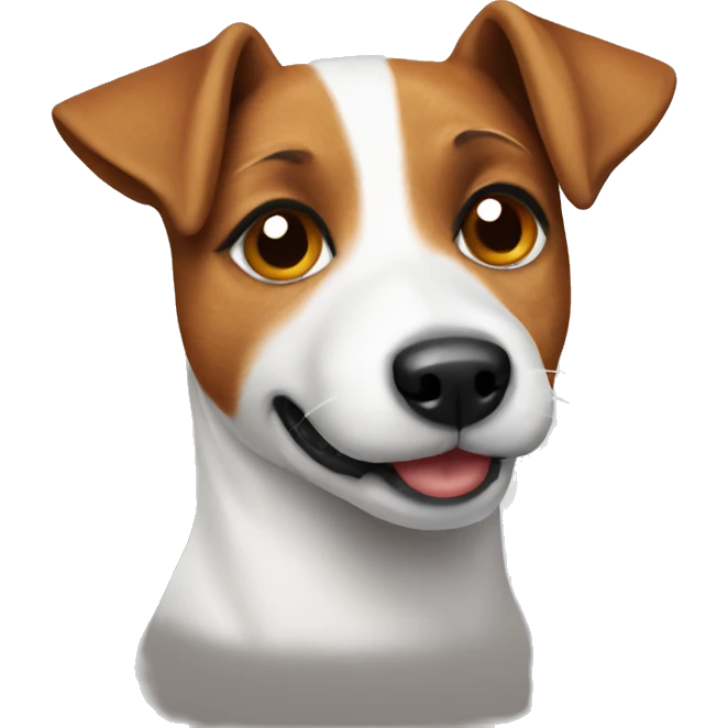 Jack Russell dog emoji