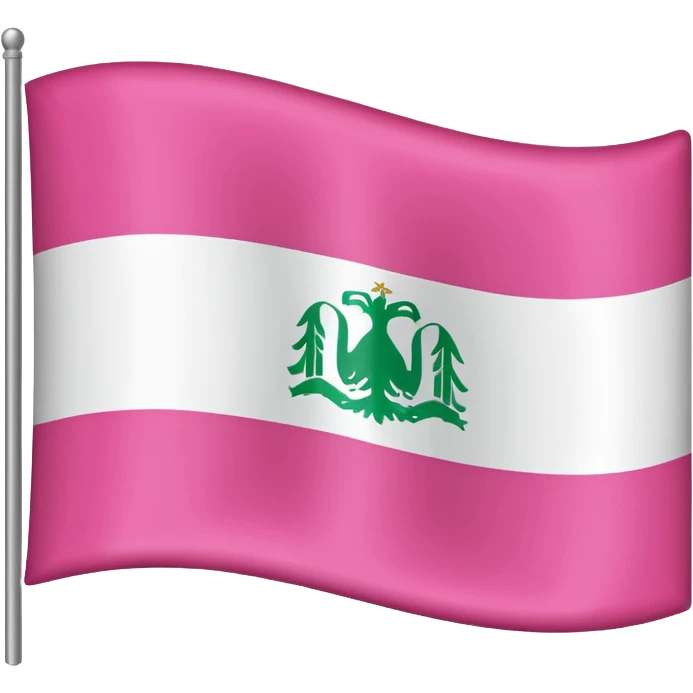Pink Iraq flag  emoji