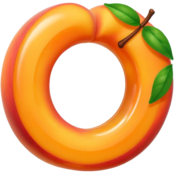 peach gummies ring emoji