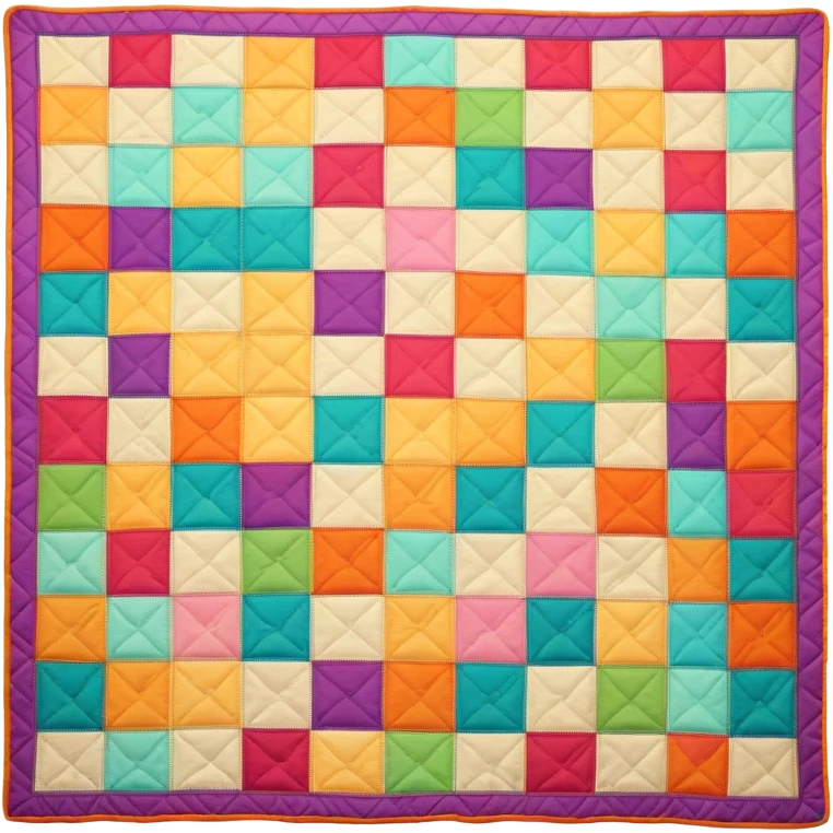 Cozy Indian quilt blanket emoji