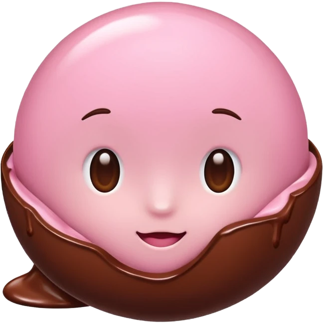 Light Pink Chocolate  emoji