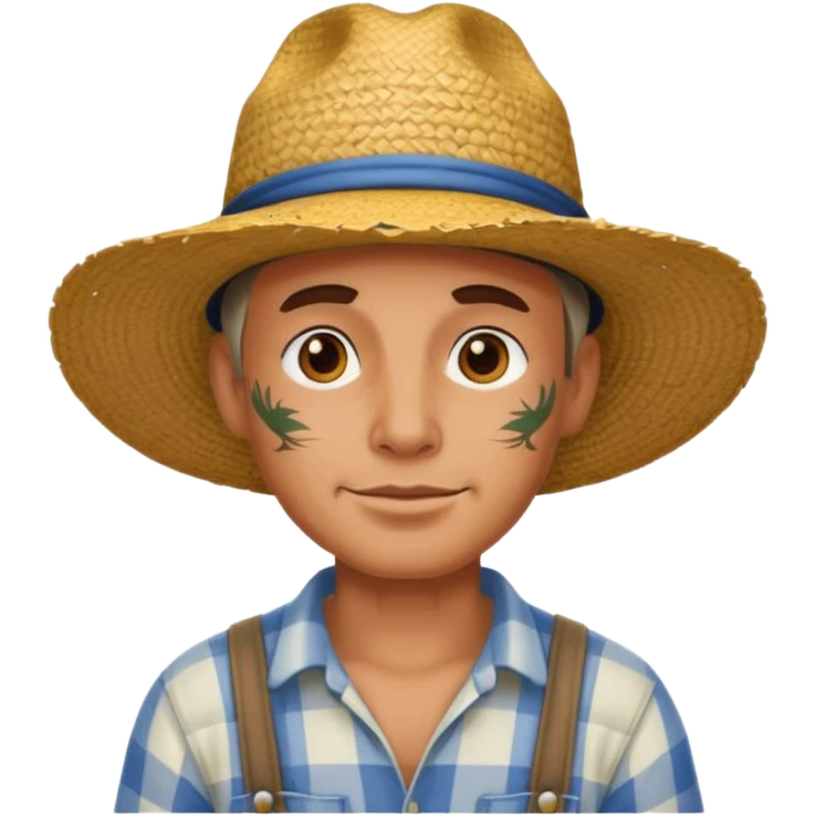 tattooed farmer emoji
