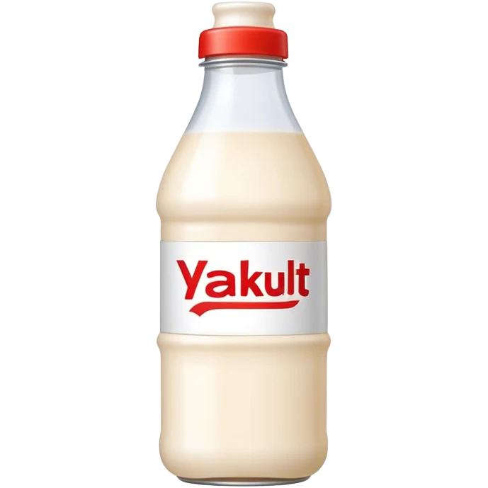 Yakult shaped bottle emoji