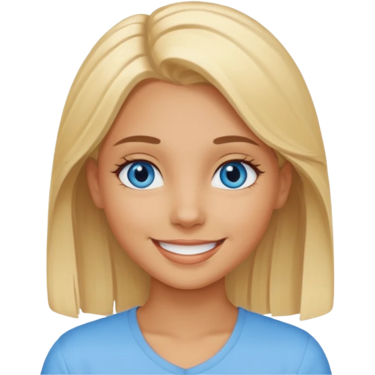 An bloude girl teen-adoult very  emoji