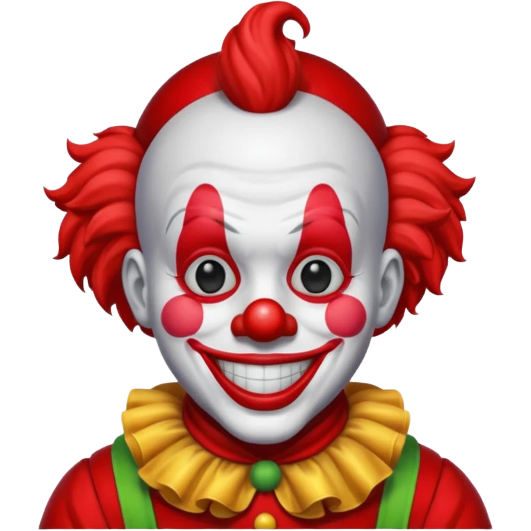 red clown red clothes emoji