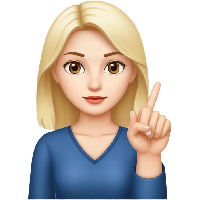 Fad lady pointing the middle finger  emoji