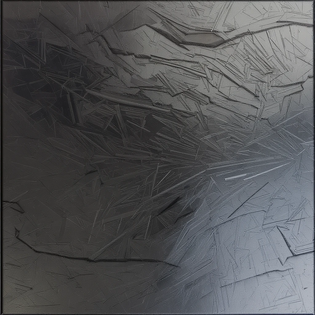 Black plastic with stratches texture emoji