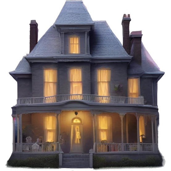Barbie’s very old run-down dusty frightening dangerous ghost-ridden haunted dream mansion nightmare scenario full harvest moon  emoji