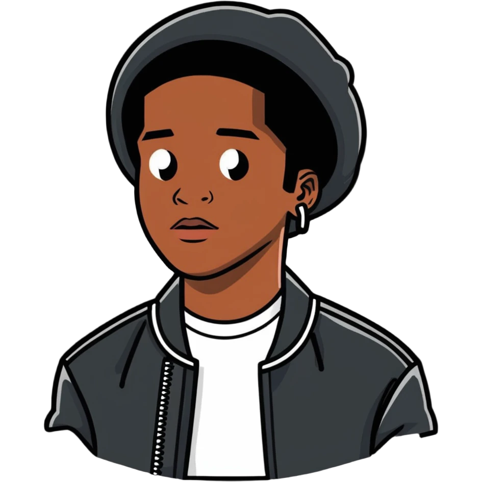 ASAP Rocky with his signature style and fashion emoji