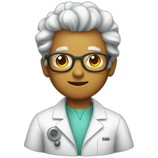 scientist on halloween emoji
