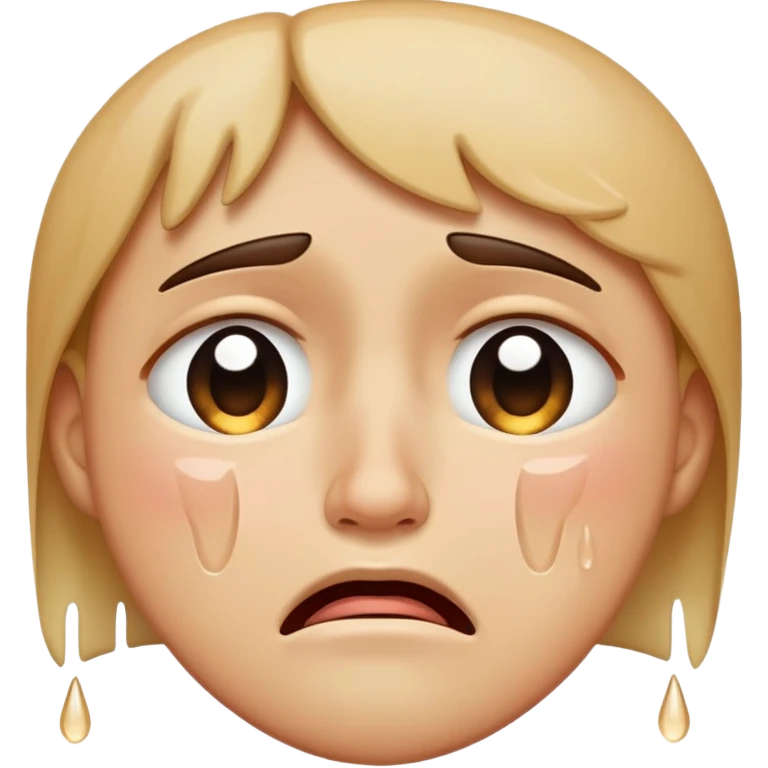 Crying face emoji