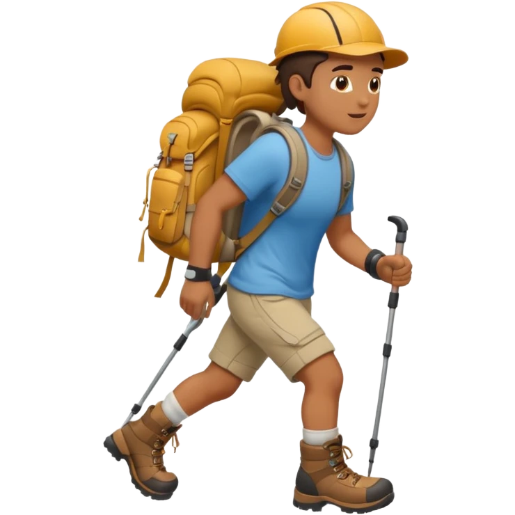 Hiking  emoji