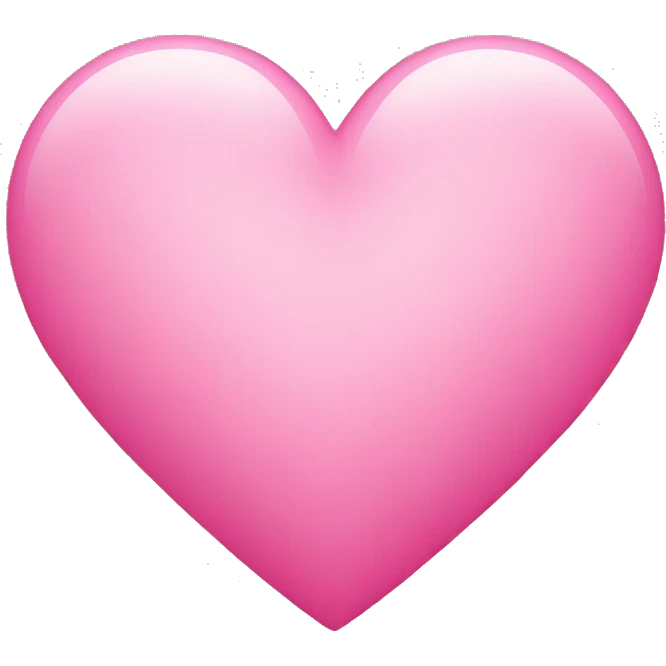 Pink heart emoji