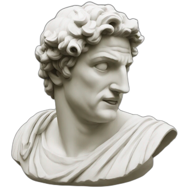 greek statue roll safe meme emoji