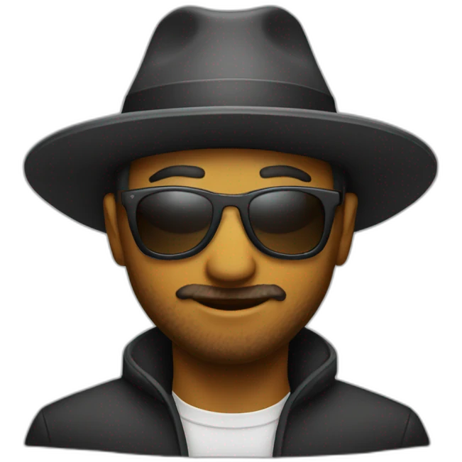 pilgrim wearing polarized sunglasses emoji