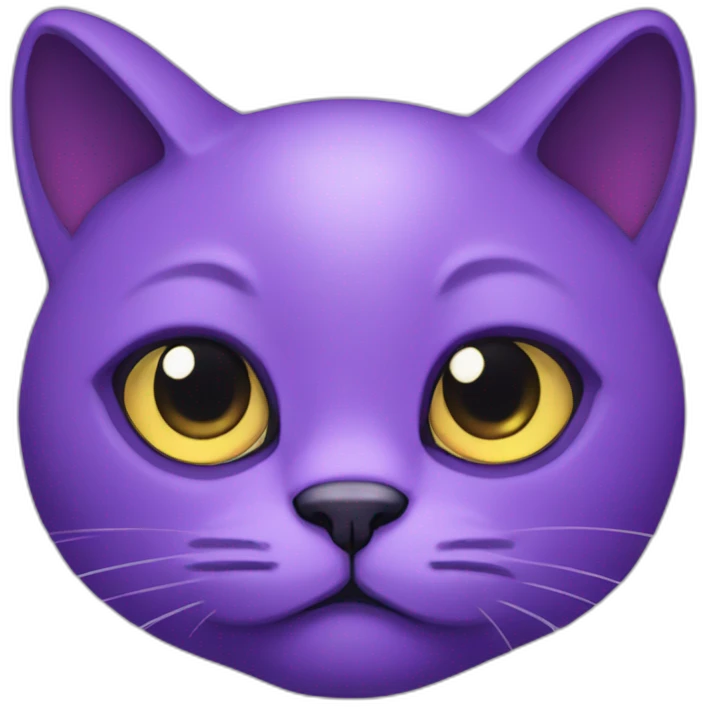 Purple cat twitch emoji