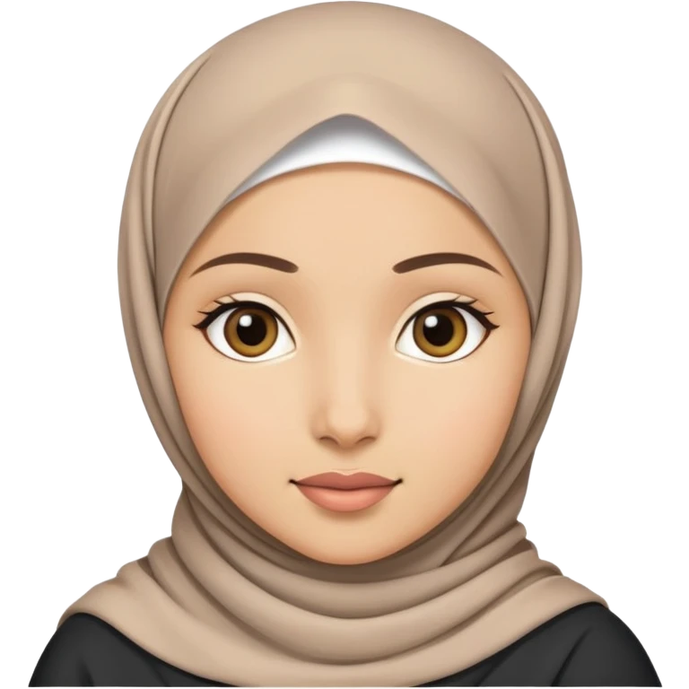 Muslim girl with hijab emoji