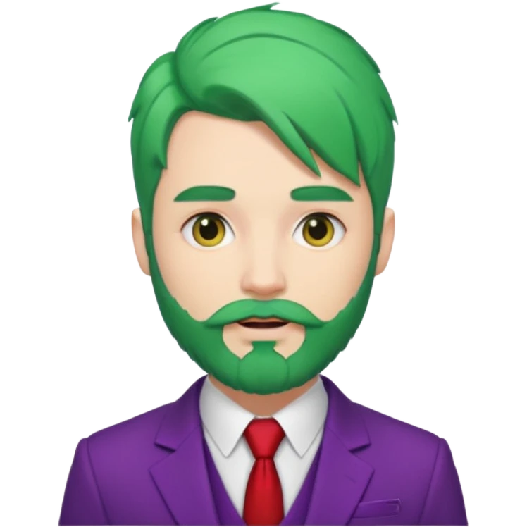 joker with beard emoji