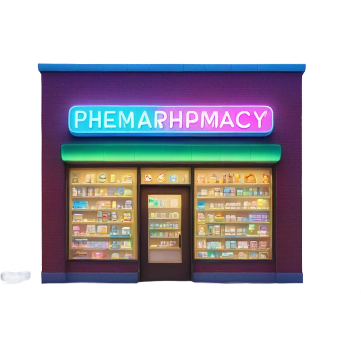 neon pharmy shop emoji