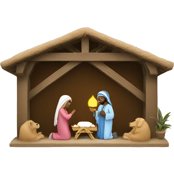 nativity scene emoji
