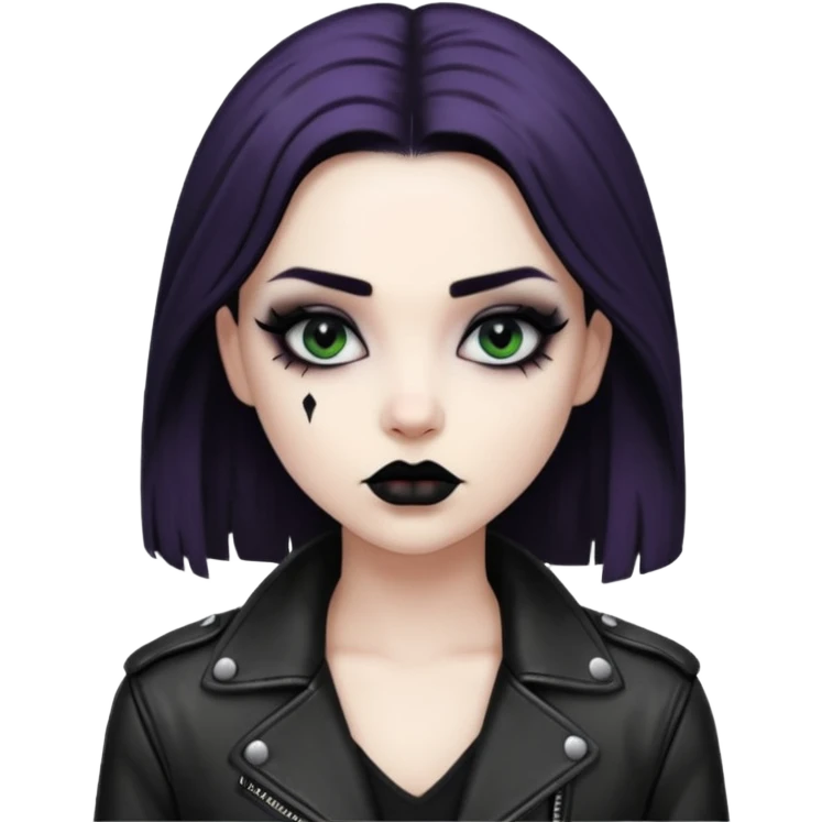 Fille Gothique domine homme emoji