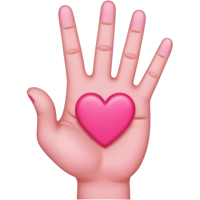 Heart and middle finger emoji